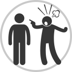 Angry Fighting, ​​​Verbal Abuse